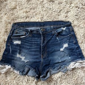 KanCan Distressed Short Shorts